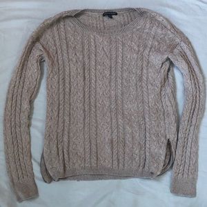 American Eagle Natural Cotton beige sweater